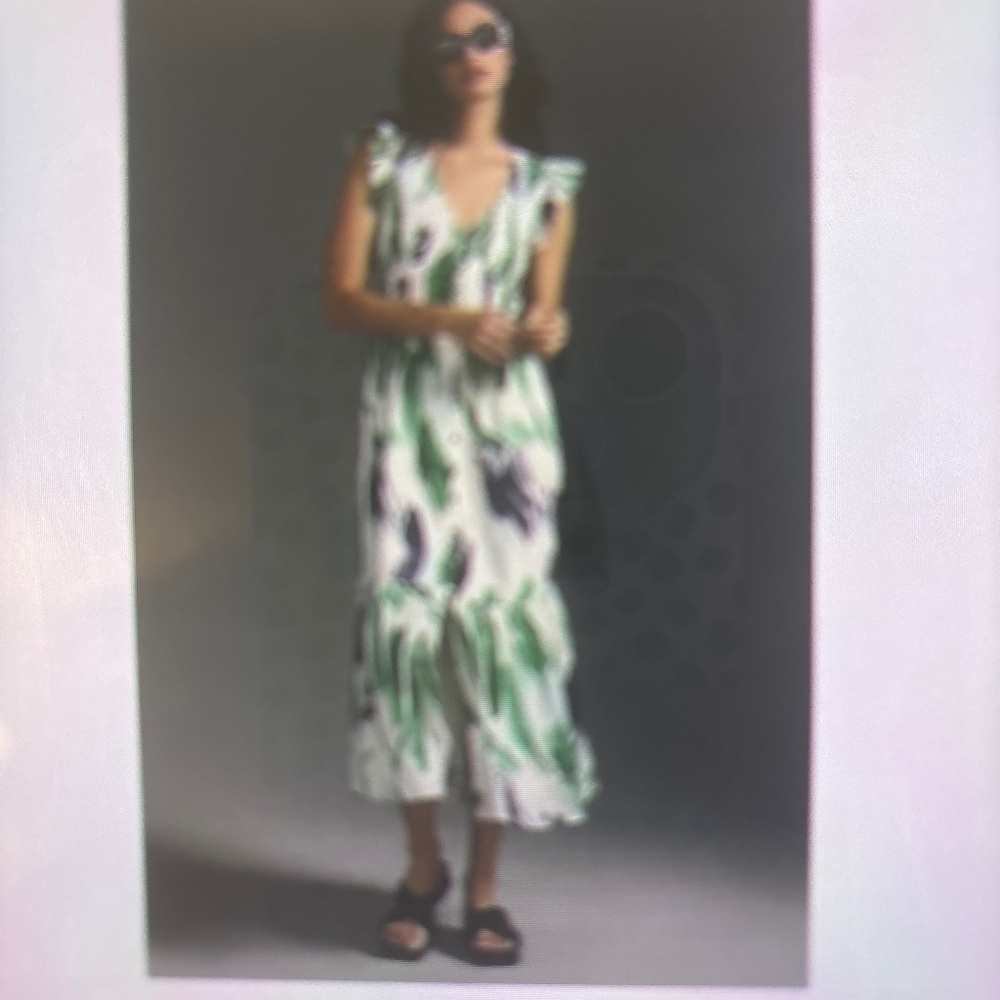 Anthropologie The Peregrine Midi Dress